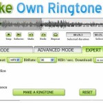 Editando un tono en Make Own Ringtone